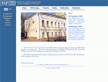 Tablet Screenshot of panda.ispras.ru